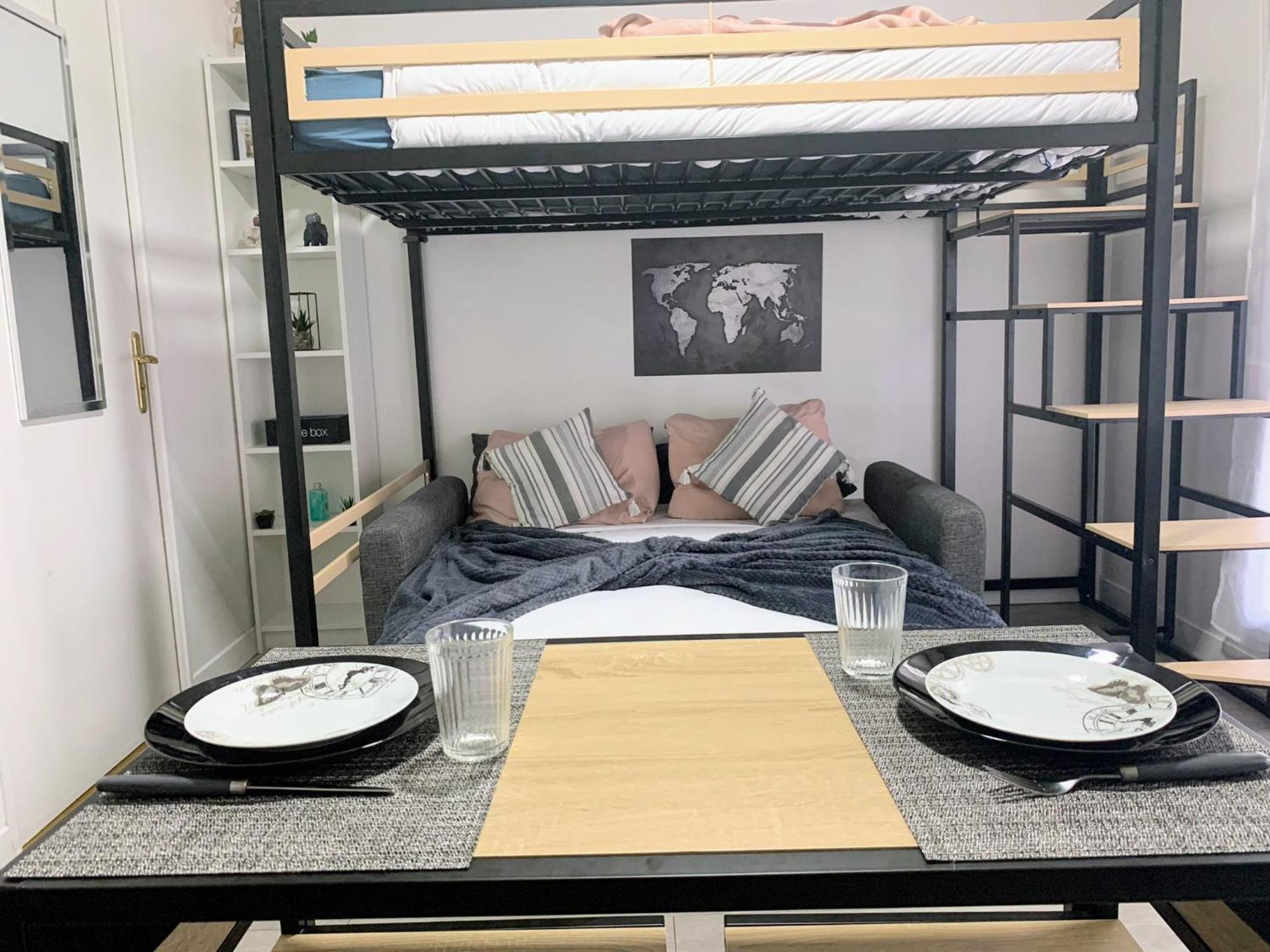 Apartamento Studio - 1 Min Rer - 10Min Disney & 30 Min Paris - Free Parking & Wifi Bussy-Saint-Georges Exterior foto